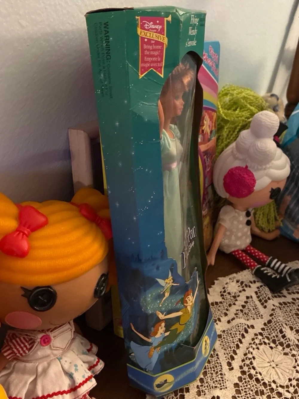 Disney Wendy Flying Doll in Mint Green Dress